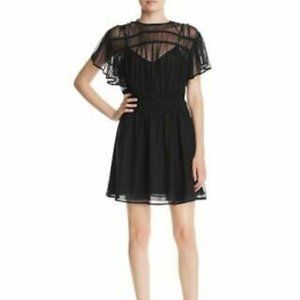 Scotch + Soda Mesh Polka Dot Dress